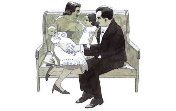 Illustration zu 'God rest you merry, gentlemen / Gott schenk euch Ruh, ihr lieben Leut' von Markus Lefrancois