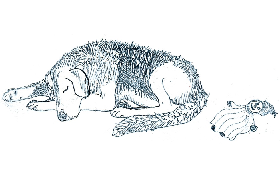 Illustration zu »Schlaf, Herzenssöhnchen« von Frank Walka