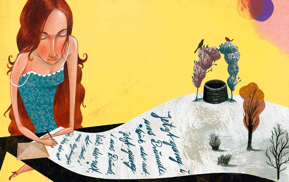 Illustration zu »Jetzt gang i ans Brünnele« von Christoph Mett