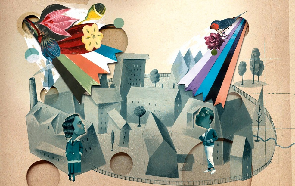 Illustration zu »Der Frühling hat sich eingestellt« von Christoph Mett