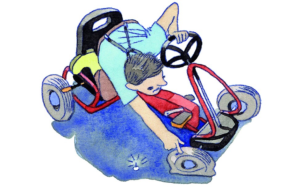 Illustration zu »Das Auto von Lucio« von Markus Lefrançois