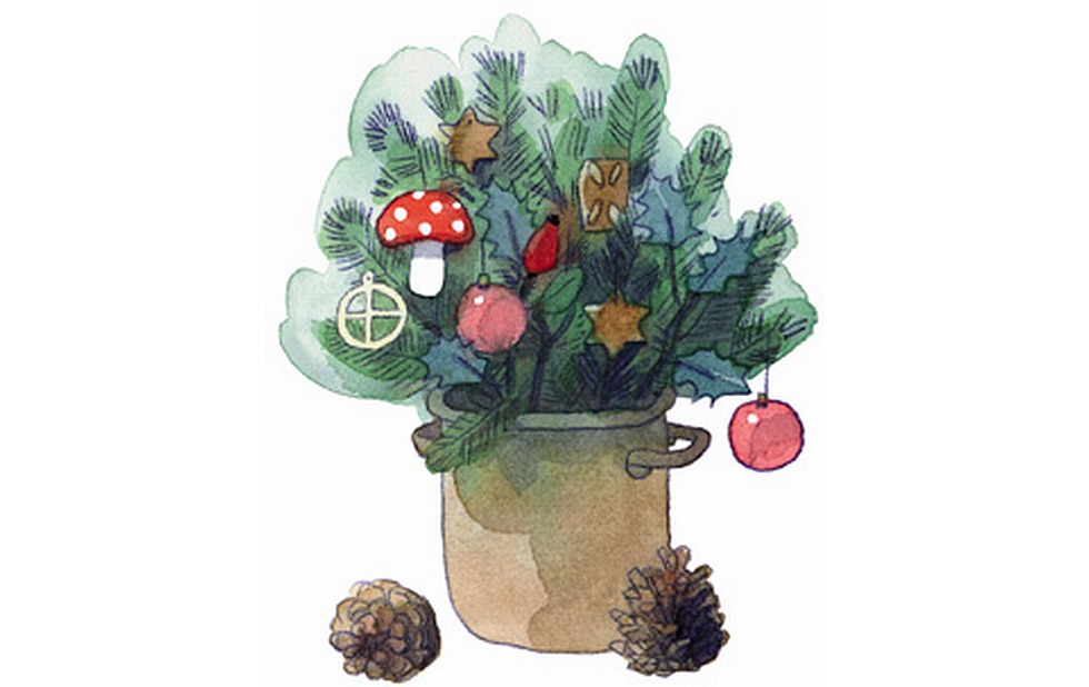 Illustration zu »Ein Männlein steht im Walde« von Markus Lefrançois