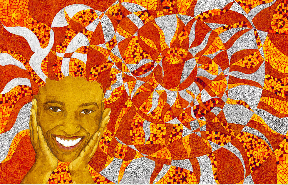 Illustration zu »Adeste, fideles« von Frank Walka