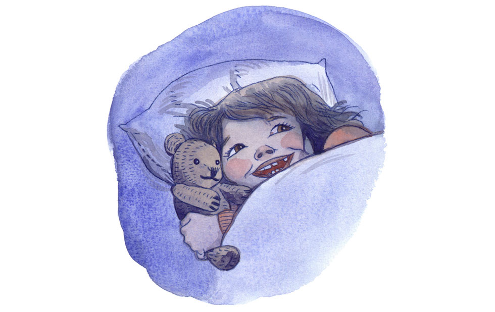 Illustration zu »Ich hör ihn / I hear them« von Markus Lefrancois