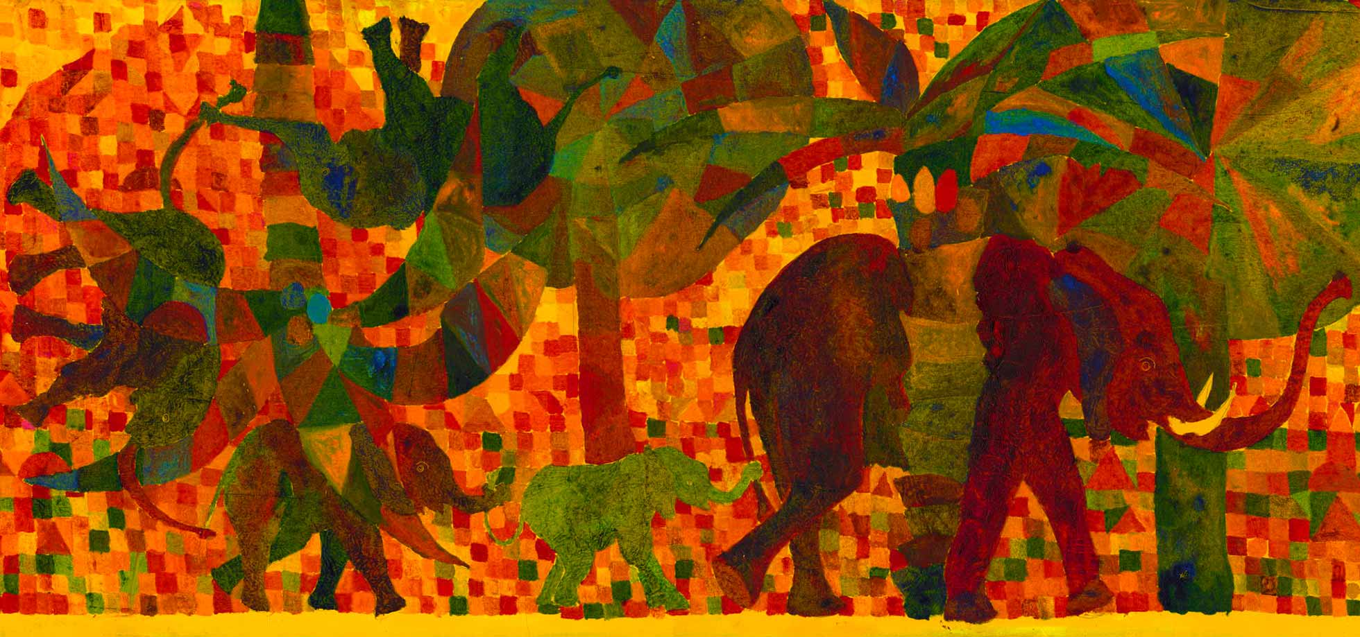 Illustration zu »Was müssen da für Bäume stehn« von Frank Walka